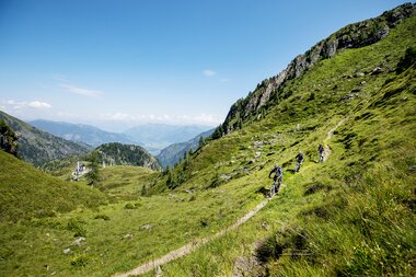 Action beim fahren mit dem Mointainbike am Kitzsteinhorn | © Faistauer Photography