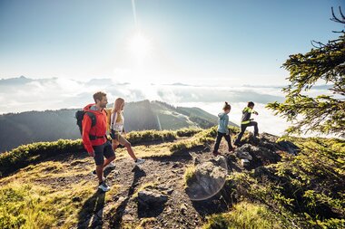 Gipfelwanderung mit der ganzen Familie | © Zell am See-Kaprun Tourismus