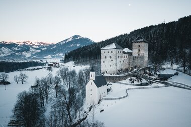 Burg Kaprun im Winter | © Zell am See-Kaprun Tourismus