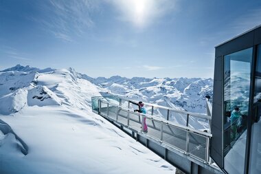 Aussichtsplattform am Kitzsteinhorn | © Kitzsteinhorn