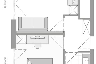 Appartement B Plan | © Dorfkrug Kaprun