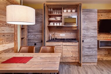 Appartement C Wohnbereich mit Küche | © huber-fotografie.at