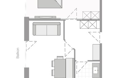 Appartement C Plan | © Dorfkrug Kaprun